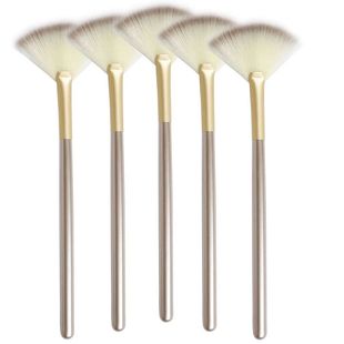 Cosmetic Makeup Facial 5pcs Brushes Brush Soft Fan