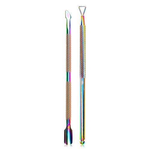 Cuticle Pusher and Spoon Nail Cleaner Triangle Cuticle Pushe