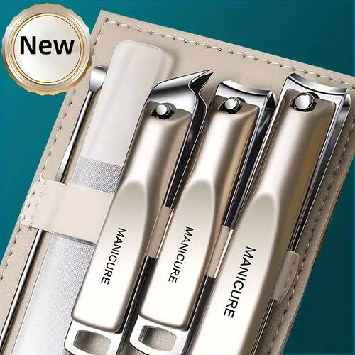 1/5pcs Professional Manicure and Pedicure Kit  Includes Nail