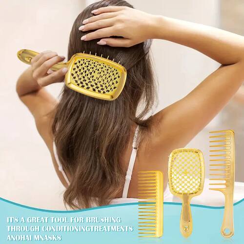 1-3pcs Profession Detangling Hair Brush Set Professional Bar