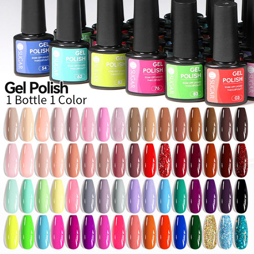107 Color Polish Gel Long-lasting Glitter Sequins Nail Polis