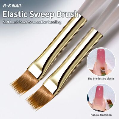 1/2/5pcs Nail Art Brush Elasticity Sweep Brush DIY Gradient