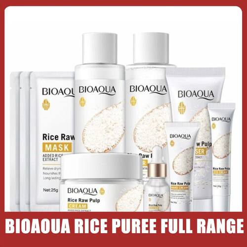 BIOAOUA Rice Puree Series Reduces Wrinkles Softens The Skin