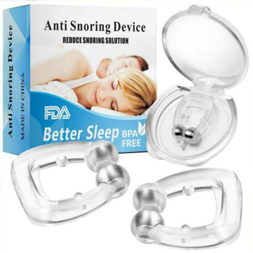 1PC Silicone Nose Clip Magnetic Anti Snore Stopper Snoring S