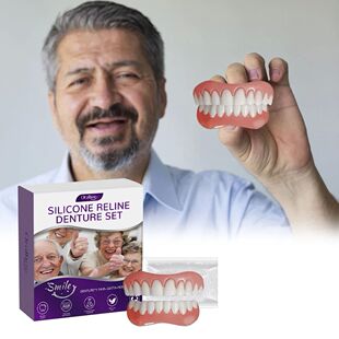 Professional Denture Care Kit – Soft Silicone False Teeth R