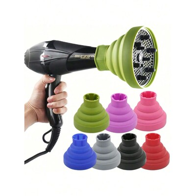 1pc Universal Silicone Hair Dryer Diffuser Cover Heat-Resist
