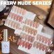 Polish 24pcs Style Gel White 12ML Nude Pink Fairy Nail Col