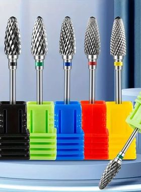 Tungsten Carbid Nail Drill Bits Electric Manicure Drill Acce