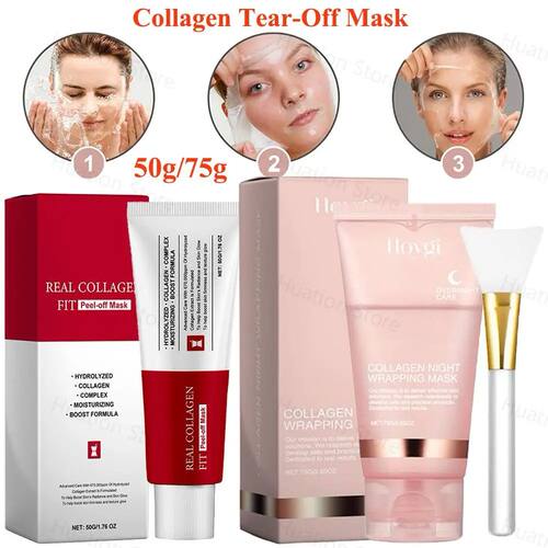 Collagen Peel Off Mask Collagen Overnight Wrapping Mask Hydr