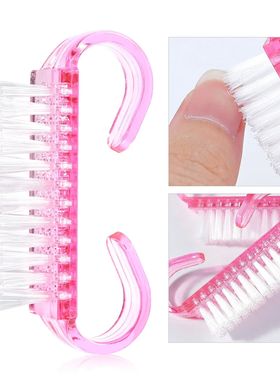 1/5/20Pcs Acrylic Nail Brush Pink Color Nail Art Manicure Pe