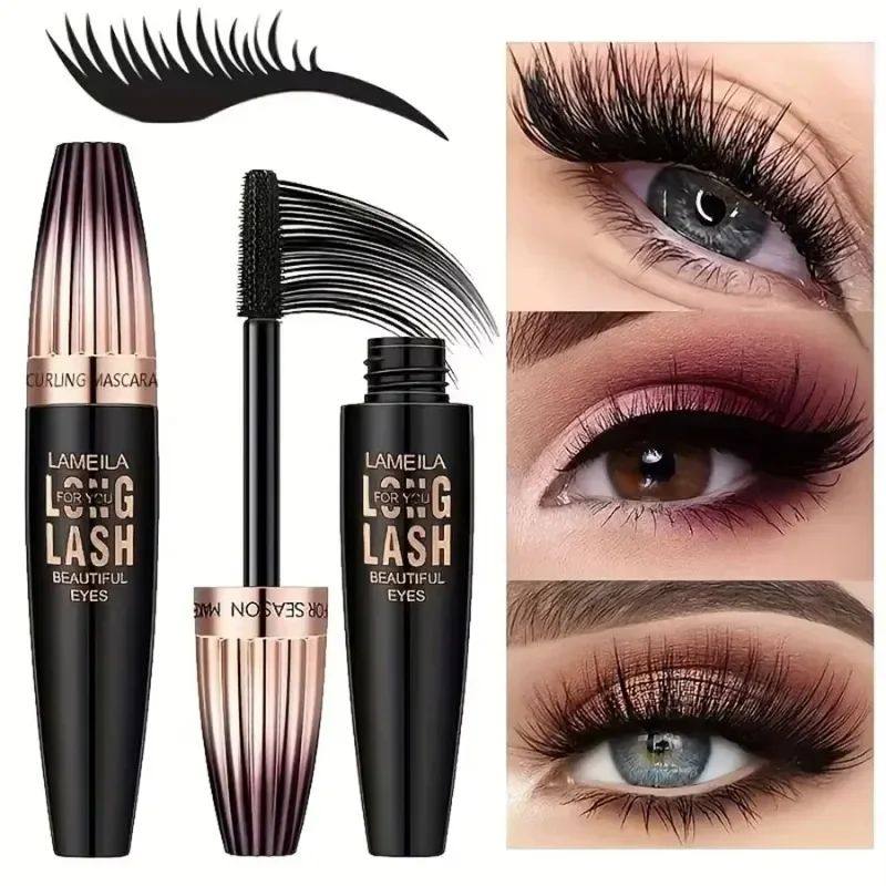 Waterproof 4D Mascara Thick Long Smudge-proof Plump Encrypte