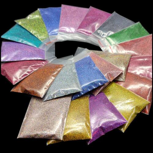 10g/bag 0.2mm Laser Glitter Nails Chrome Nail Powder Diamond