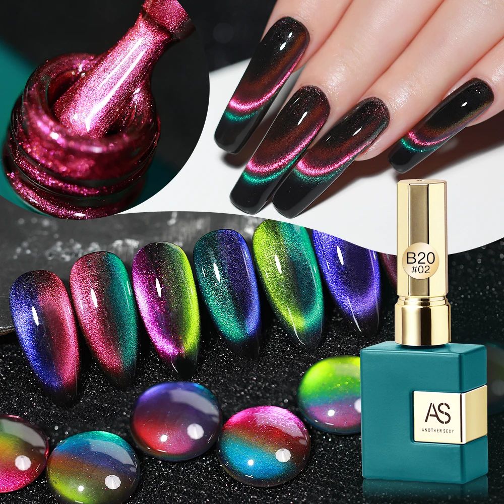 15ml Cat Eye Nail Gel Polish 9D Shiny Magnetic Gel Polish Ga