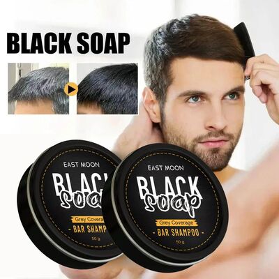 Polygonum Multiflorum Black Hair Soap Darkening Shampoo Bar