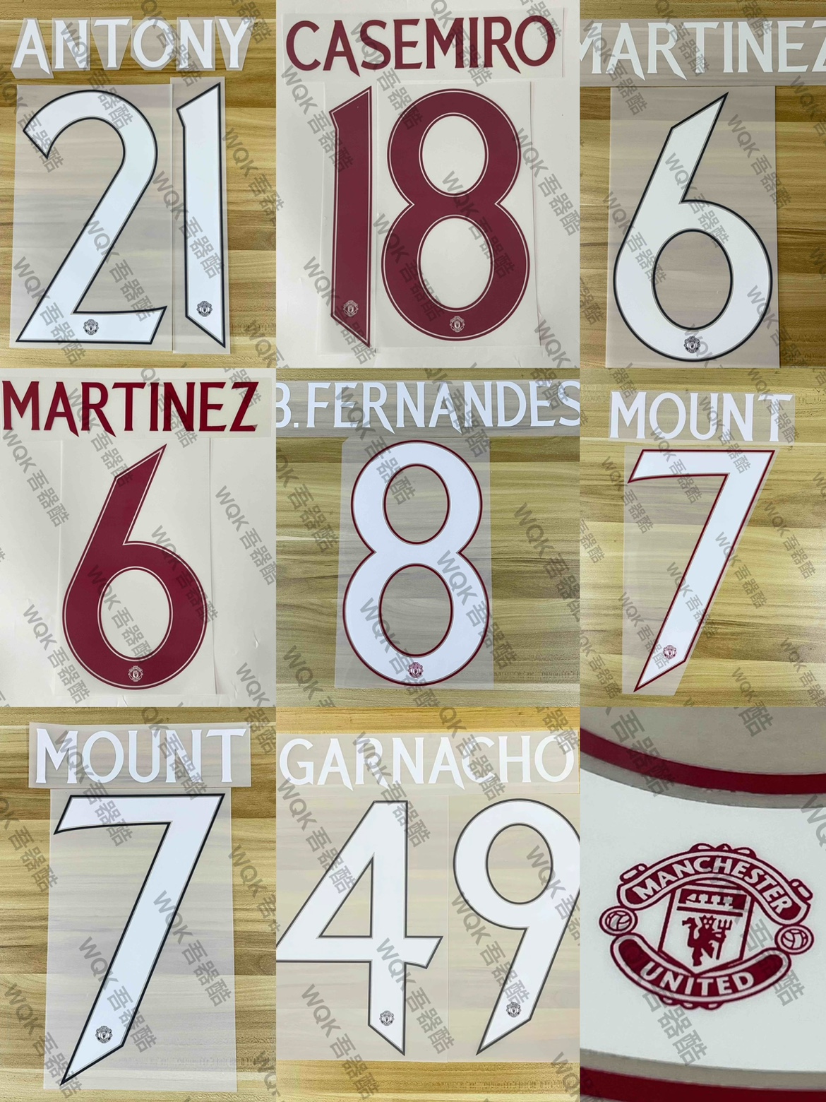 英超曼联主场杯赛印字多选加纳乔