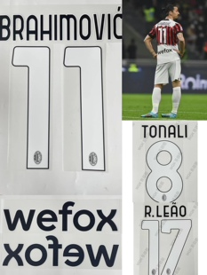 意甲AC米兰2122赛季四客印字 Nemen联名 内有多选 Stilscreen限量