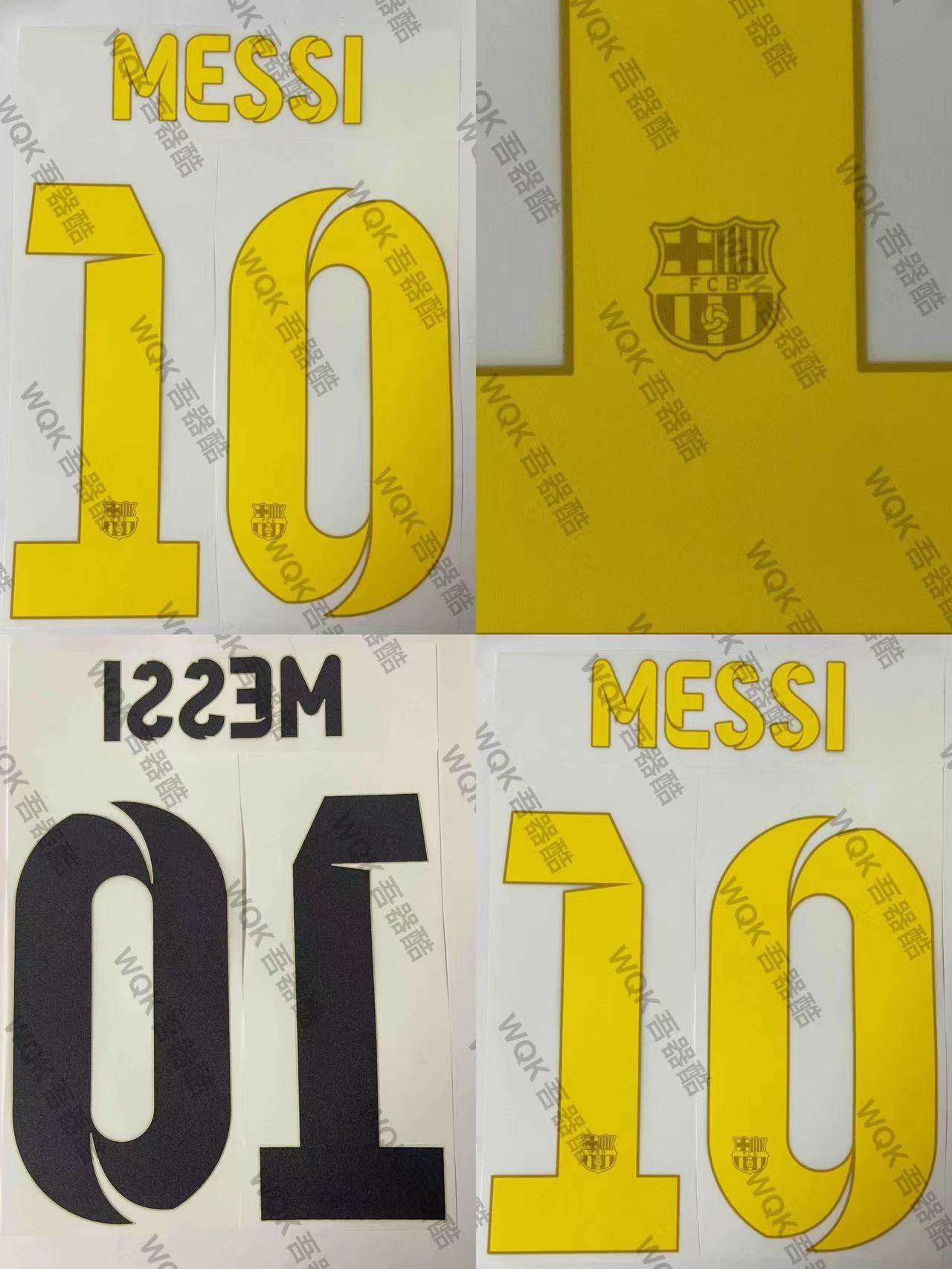 西甲巴塞罗那1213赛季主场印字 1314通用 10号梅西sipesa官方复刻