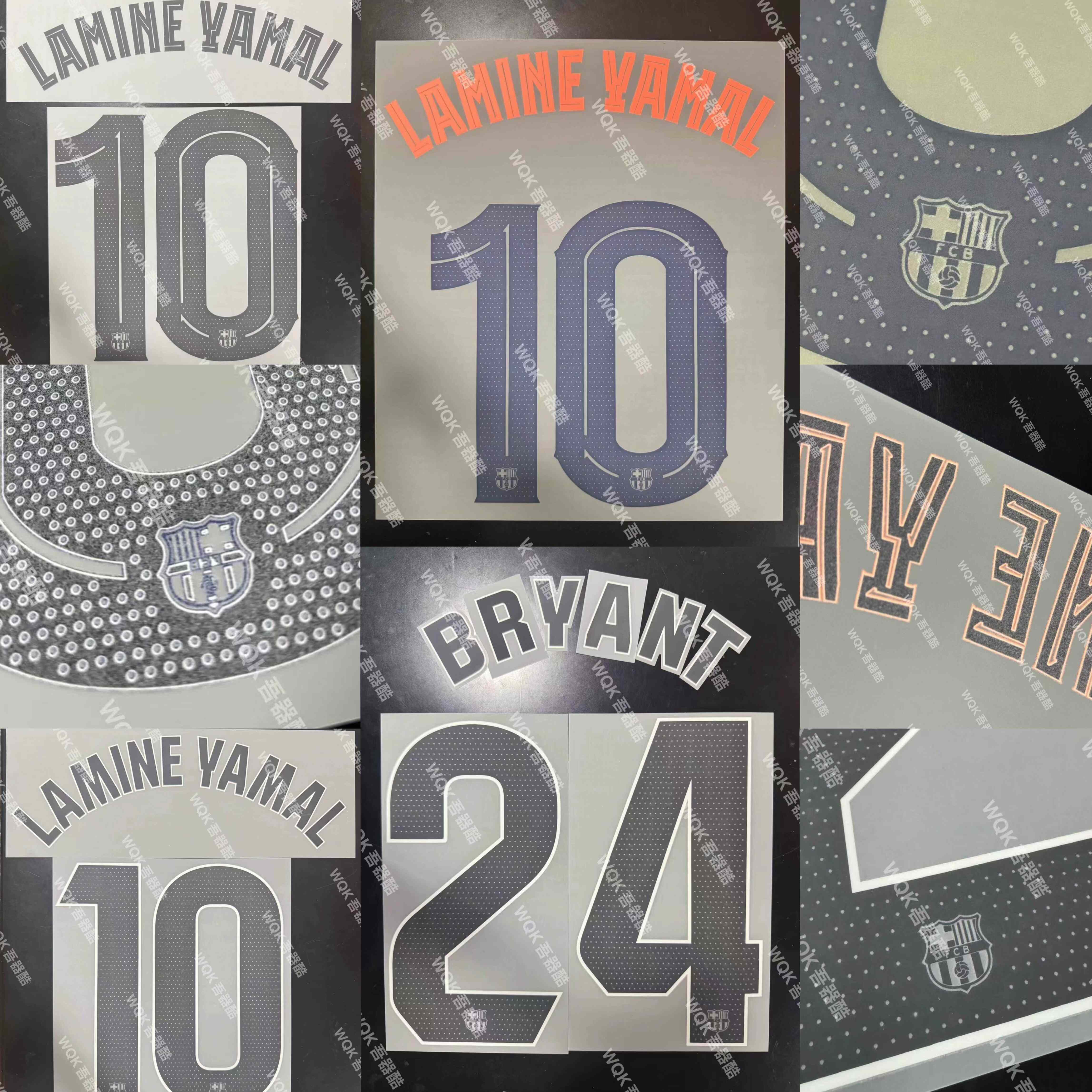 巴塞罗那2526科比印字亚马尔正品