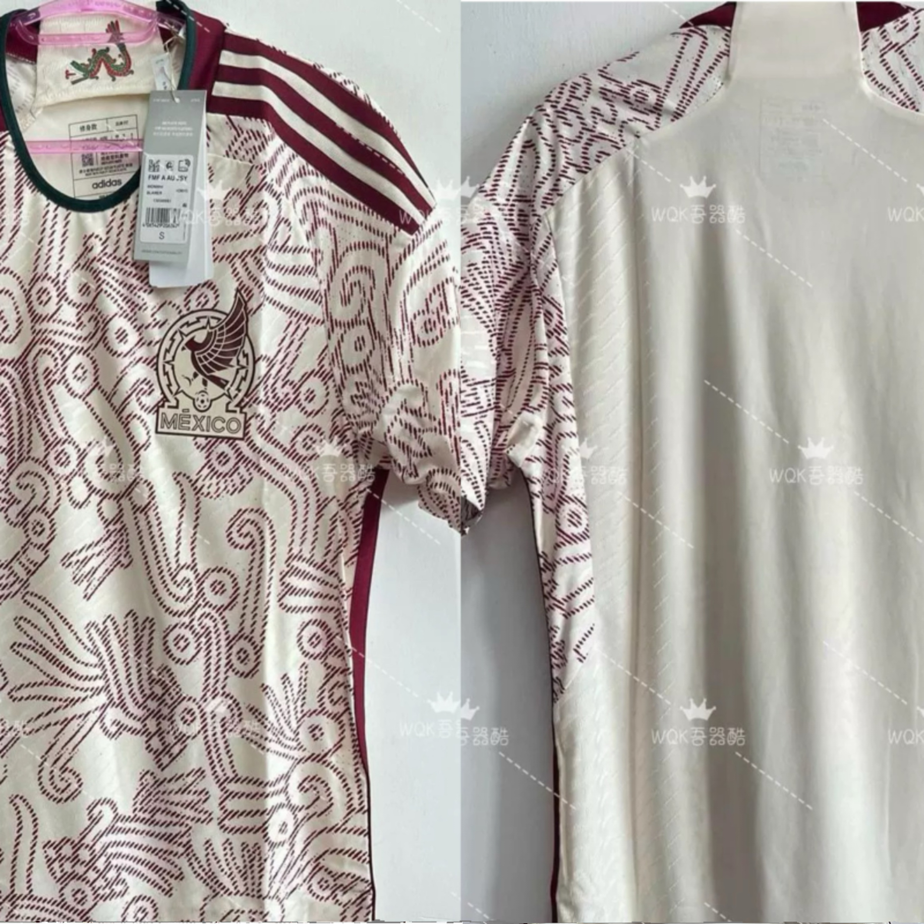 墨西哥2022客场球员版正品吊牌