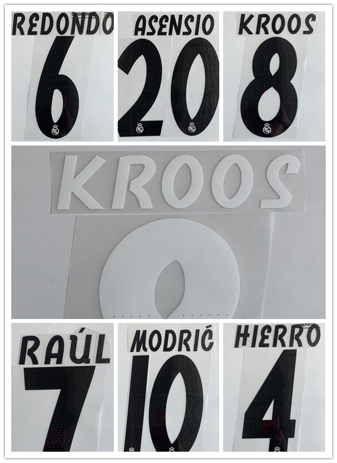 皇马官方印字内有多选拉莫斯克罗