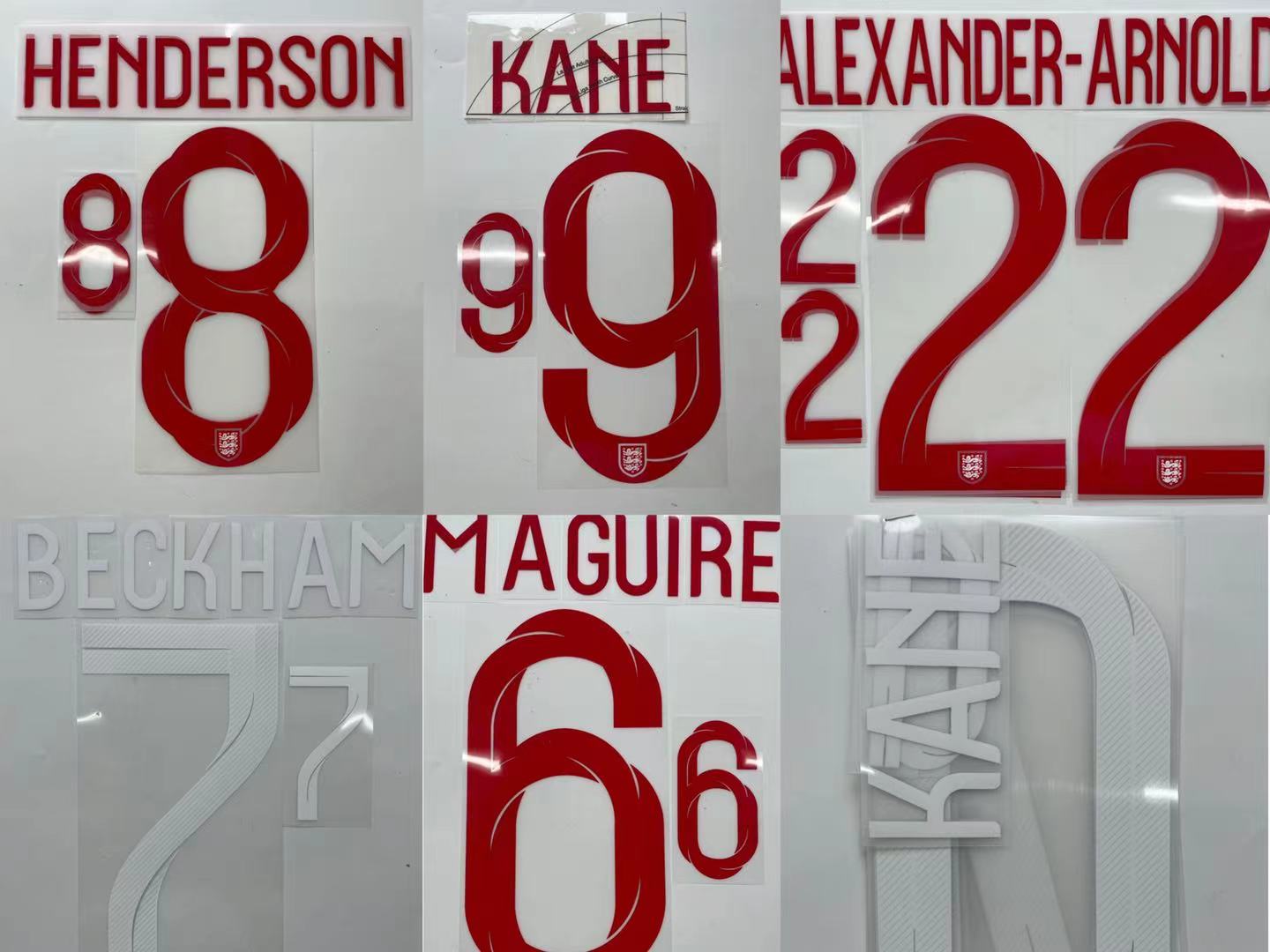 英格兰队1819赛季主场客场印字