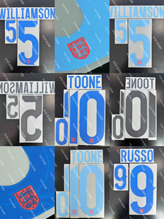 英格兰女足2025欧洲杯主场客场印字 正版 多选 Kelly 威廉森 Spid