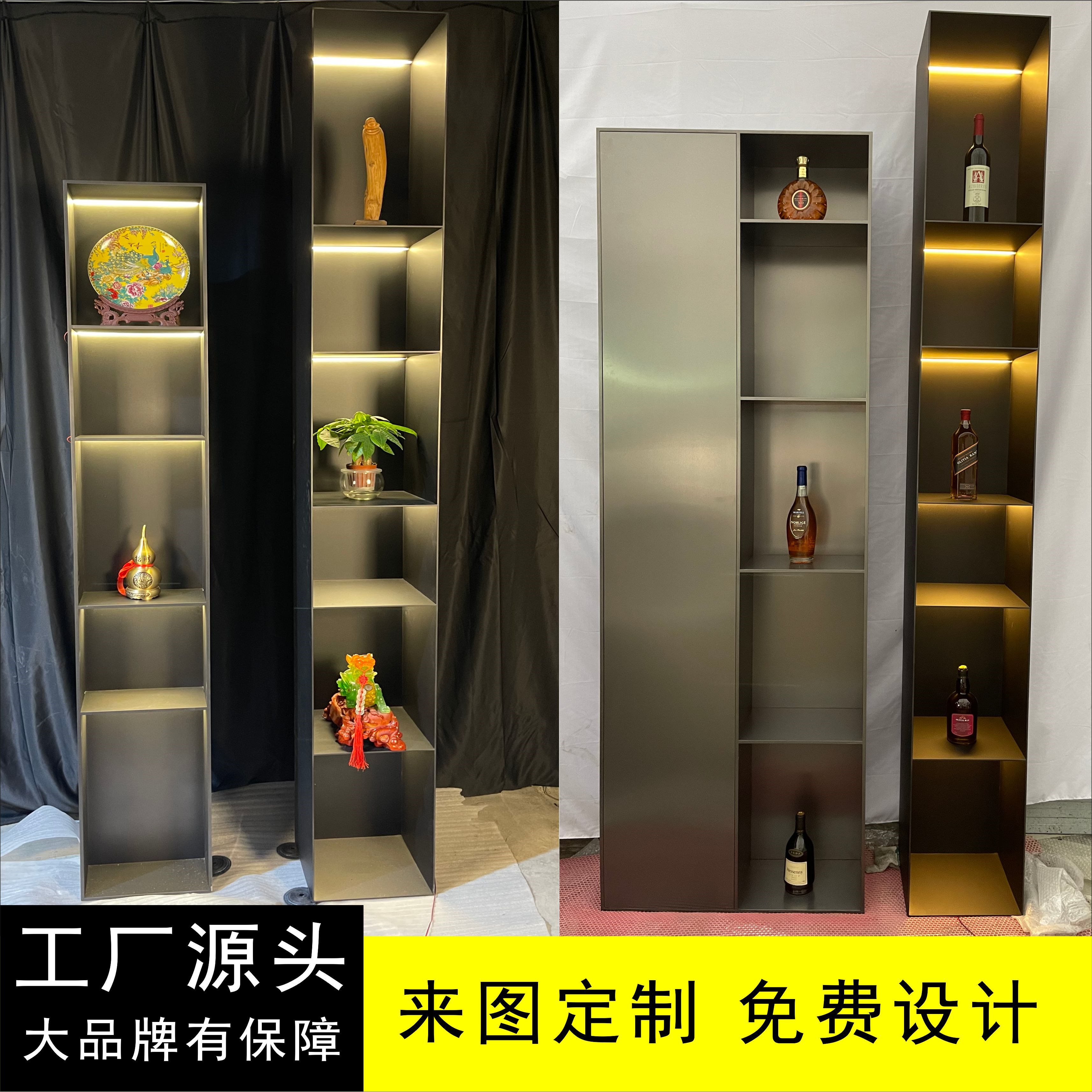 高端极窄置物架三角壁龛装饰摆件