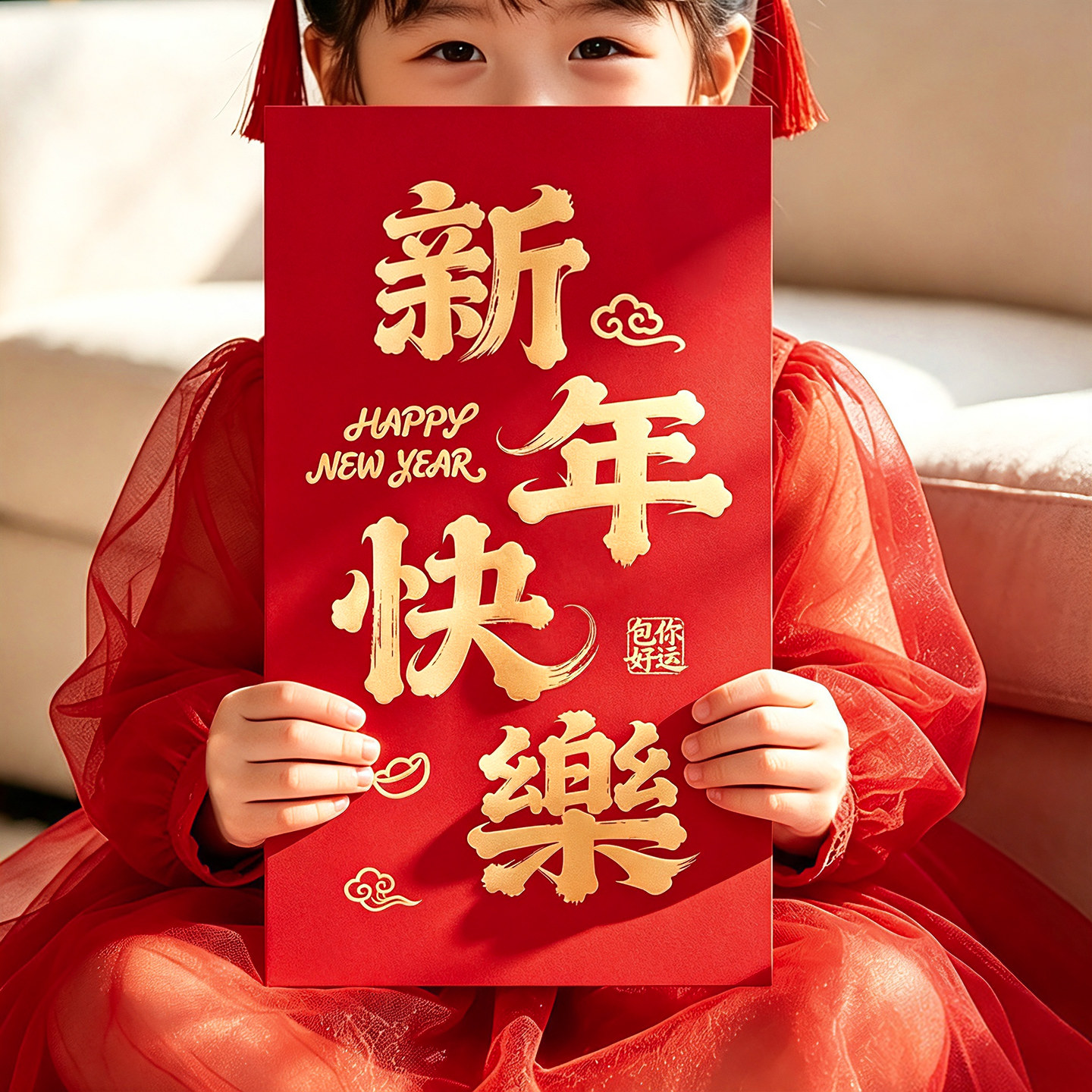 新年快乐超级大红包袋特大号巨款一个亿创意春节过年羊年利是封包