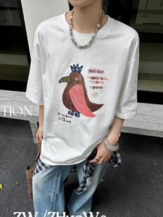 T恤女上衣 休闲百搭圆领短袖 2026新款 韩版