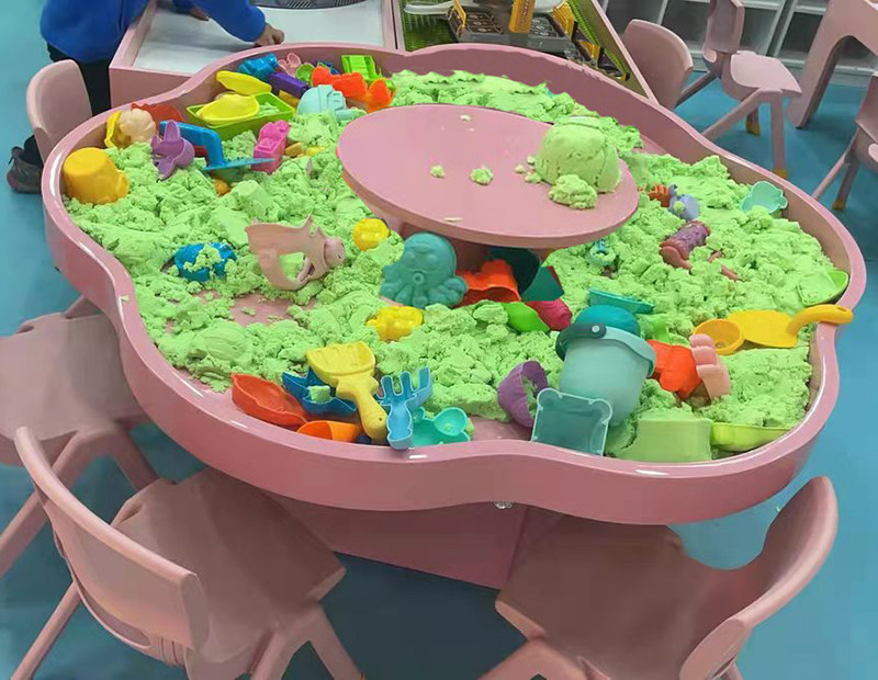 儿童太空玩具沙桌商场游戏桌商用广场摆摊玩具台花瓣圆形沙盘桌,玩具/童车/益智/积木/模型,戏水/玩沙玩具,淘宝优惠券,粉丝福利购,淘宝优惠卷