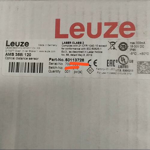 议价AMS358i120Leuze测距感测器501-议价