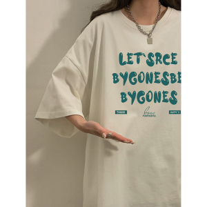 2024年夏季新款圆领美式复古印花短袖T恤XZ415-DT112-P25,男装T恤,星座416