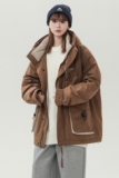 2023年美拉德色系工装多口袋连帽白鸭绒羽绒服XZ415-YR2006-P268，男装羽绒服，星座416