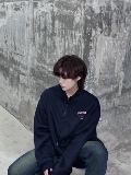 2024年春季新款立领拉链印花美式套头卫衣XZ416-WY2027-P68，男装卫衣，星座416