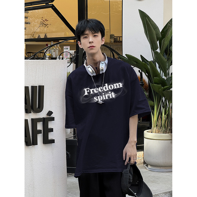 2024年夏季新款纯棉圆领短袖印花T恤XZ416-DT2023-P30,男装T恤,星座416