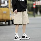 2023年夏季新款日系冰丝斜纹五分休闲裤XZ415-DK27-P30，男装休闲裤，星座416