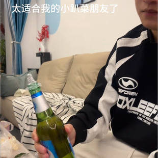 小趴菜啤酒奶嘴抖音同款小麦果汁喝啤酒专用套酒瓶聚会道具