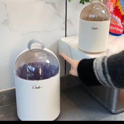 自动吸附套袋换袋垃圾桶家客厅卧室桌面厨房卫生间多场景废纸篓