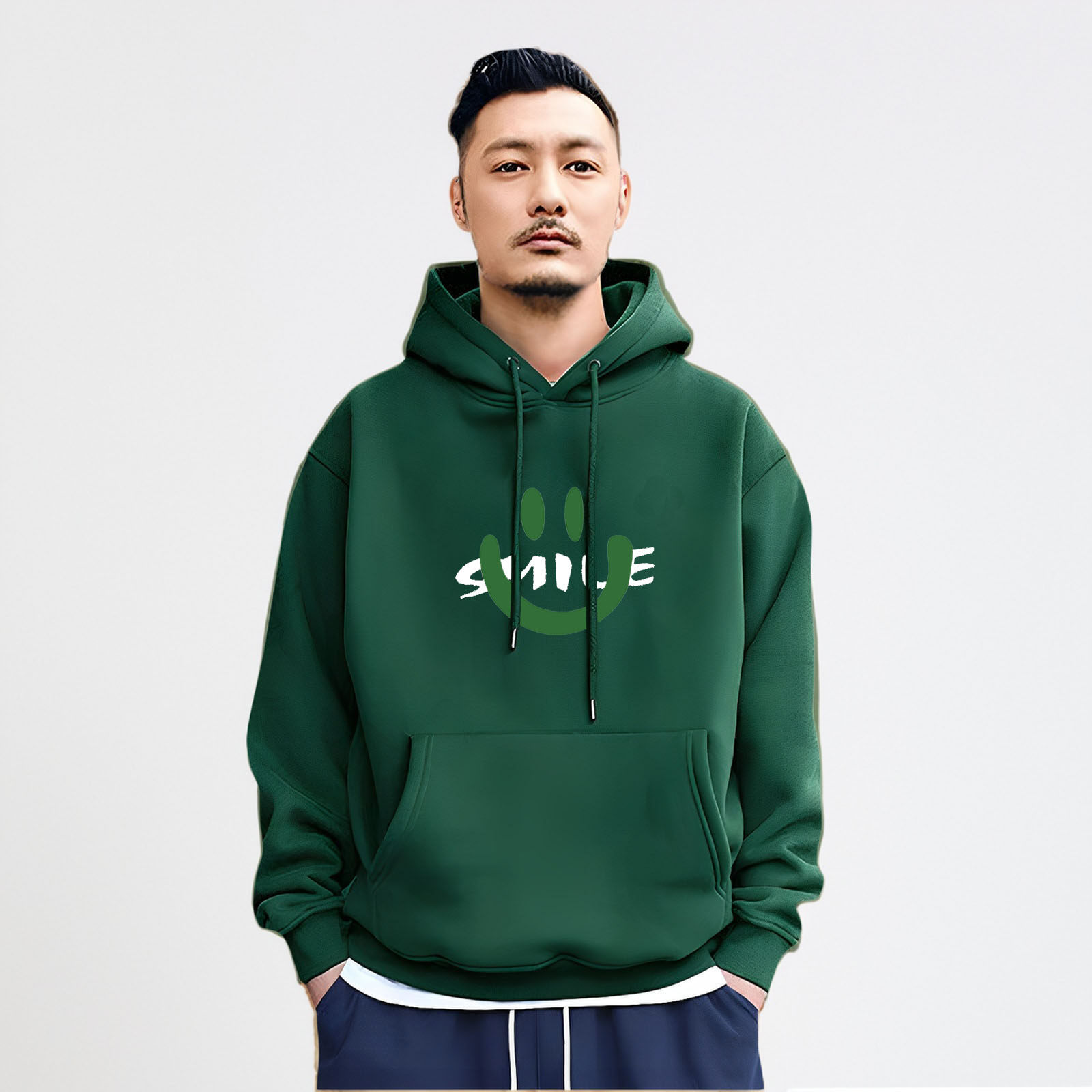 香港潮牌陈伟霆连帽套头卫衣男秋冬新款重磅纯棉加绒潮流印花外套,男装,卫衣,淘宝优惠券,粉丝福利购,淘宝优惠卷