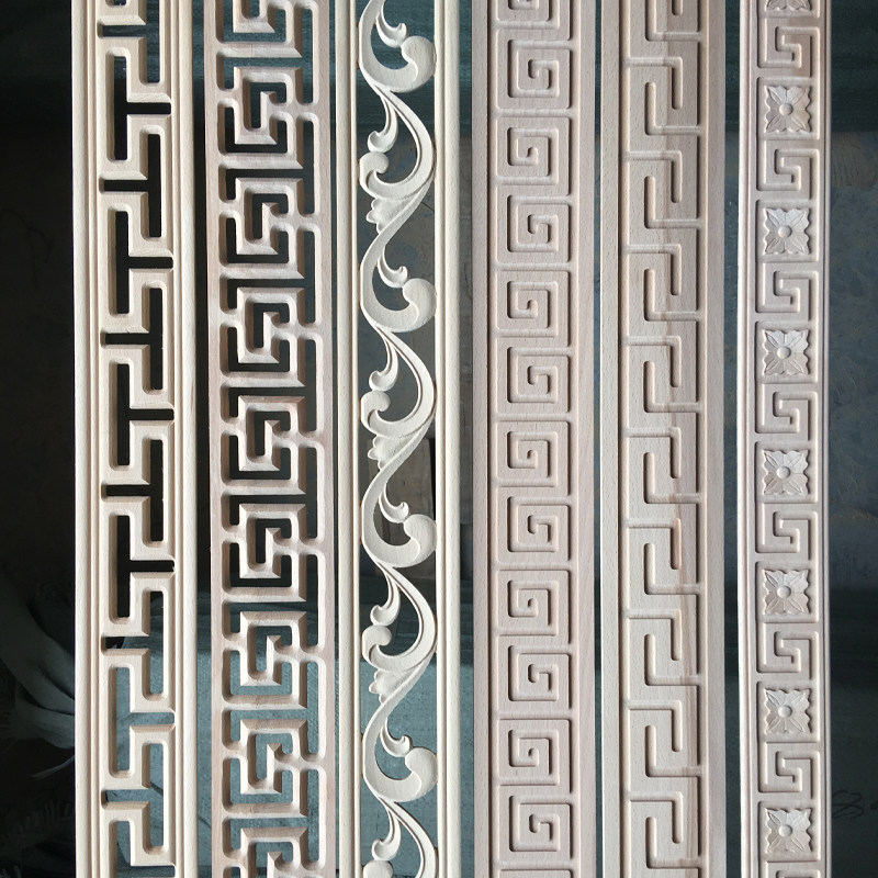 新中式吊顶实木线条客厅电视机背景墙木线条边框装饰平板线封边条