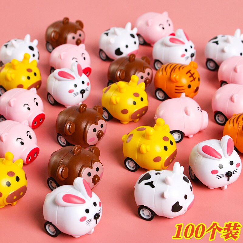 动物回力小车儿童玩具幼儿园创意奖励小礼物小学生活动义卖小商品