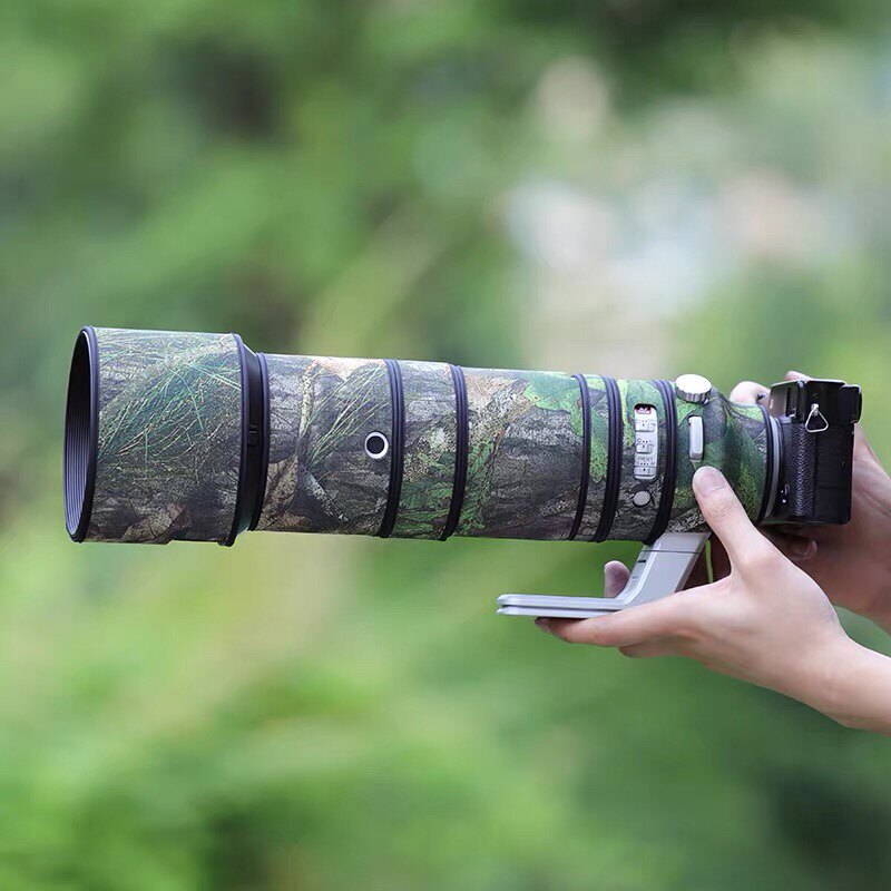 适用于富士 XF 150-600mm F5.6-8 长焦镜头迷彩炮衣保护套150600