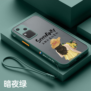 适用vivos18手机壳潮牌女款VIVOs18e新品磨纱s18pro保护套半透明s17硅胶壳防摔时尚s17eo创意pro超薄高档外壳