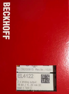 倍福EL4122 EL4112 EL4102 EL1018 EL1002 EL3204EL3112 EL3022