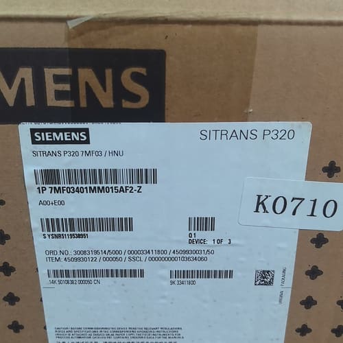 全新西门子SITRANS P320差压变送器,型号7MF03--议价商品