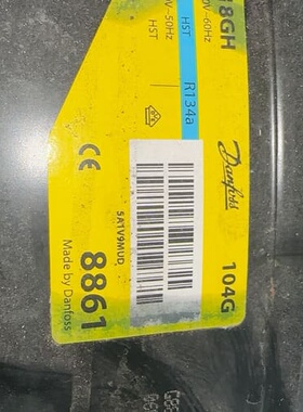 丹佛斯压缩机SC18GH，新机未使用--议价商品