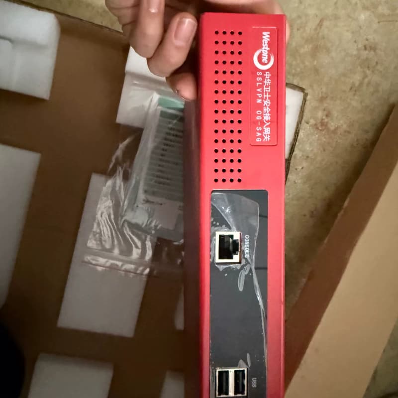 全新未拆封卫士通WESTONE RUN2000安全接入网关,--议价商品