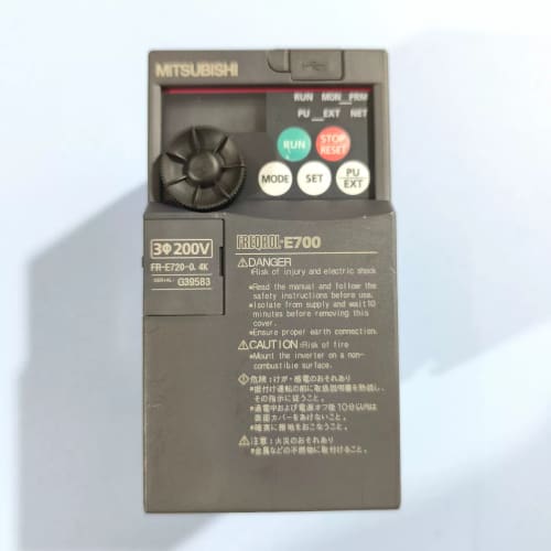 三菱变频器220V0.4KW,型号:FR-E720-0.4K--议价商品