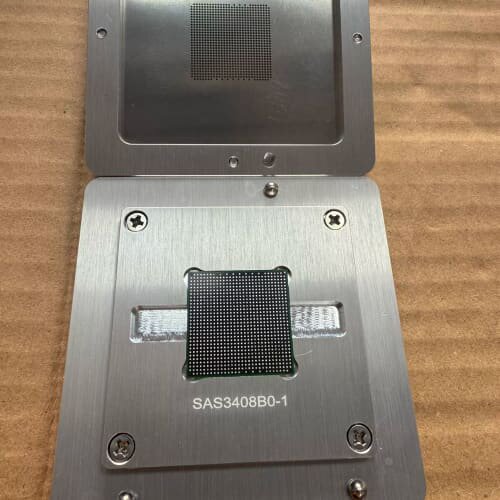 SAS3408B0-1芯片植球治具，铝合金材质，带螺丝固定，--议价商品