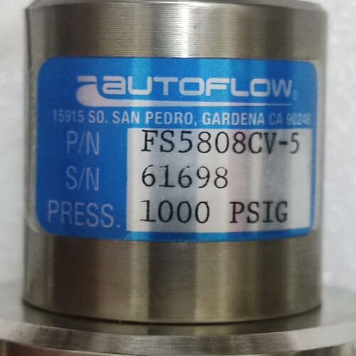 拆机美国AUTOFLOW 不锈钢特气流量开关 FS5808C--议价商品